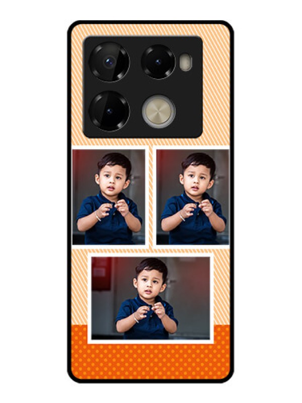 Custom Infinix Note 40 Pro 5G Custom Metal Phone CaseBulk Photos Upload Design