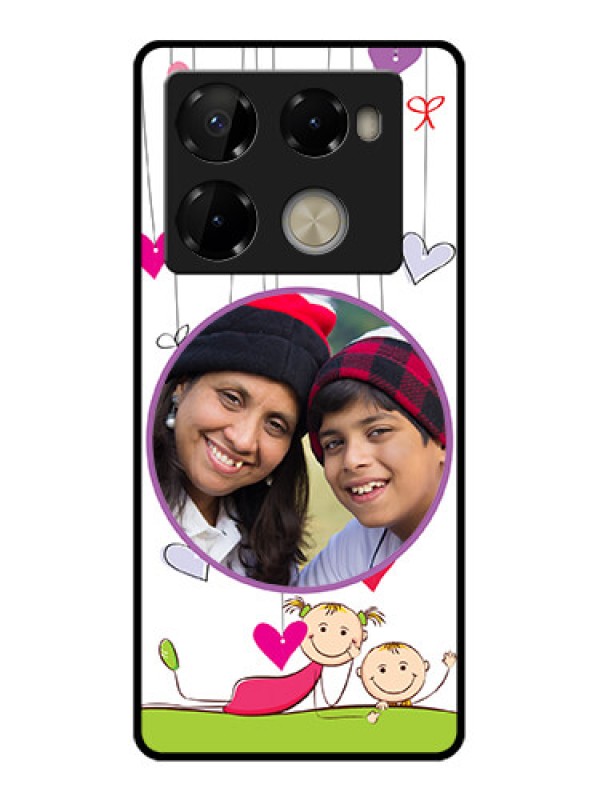 Custom Infinix Note 40 Pro 5G Custom Metal Phone CaseCute Kids Phone Case Design