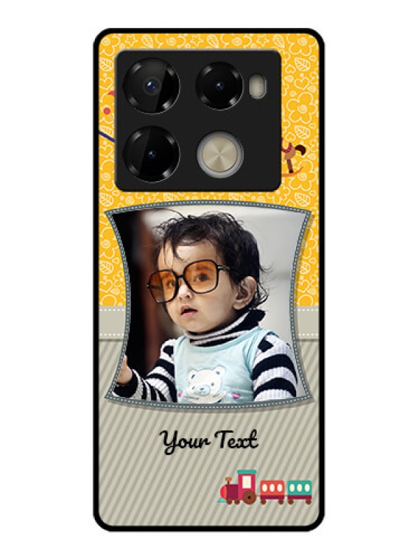 Custom Infinix Note 40 Pro 5G Custom Metal Phone CaseBaby Picture Upload Design