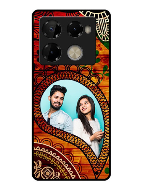 Custom Infinix Note 40 Pro 5G Custom Metal Phone CaseAbstract Colorful Design