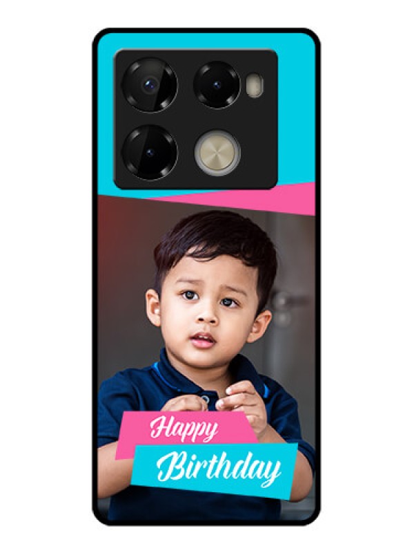 Custom Infinix Note 40 Pro 5G Custom Metal Phone CaseImage Holder With 2 Color Design