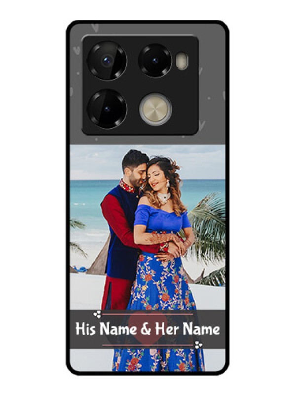 Custom Infinix Note 40 Pro 5G Custom Metal Phone CaseBuy Love Design With Photo Online