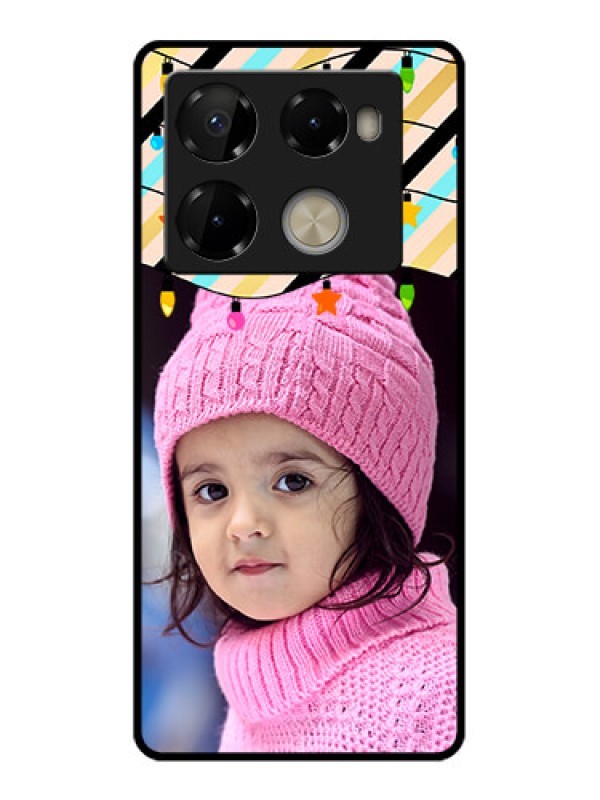 Custom Infinix Note 40 Pro 5G Custom Metal Phone CaseLights Hanging Design