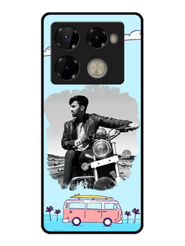 Custom Infinix Note 40 Pro 5G Custom Metal Phone CaseTravel and Adventure Design