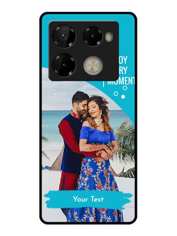 Custom Infinix Note 40 Pro 5G Custom Metal Phone CaseHappy Moment Design