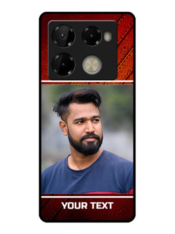 Custom Infinix Note 40 Pro Plus 5G Custom Metal Phone Case - Leather Phone Case Design