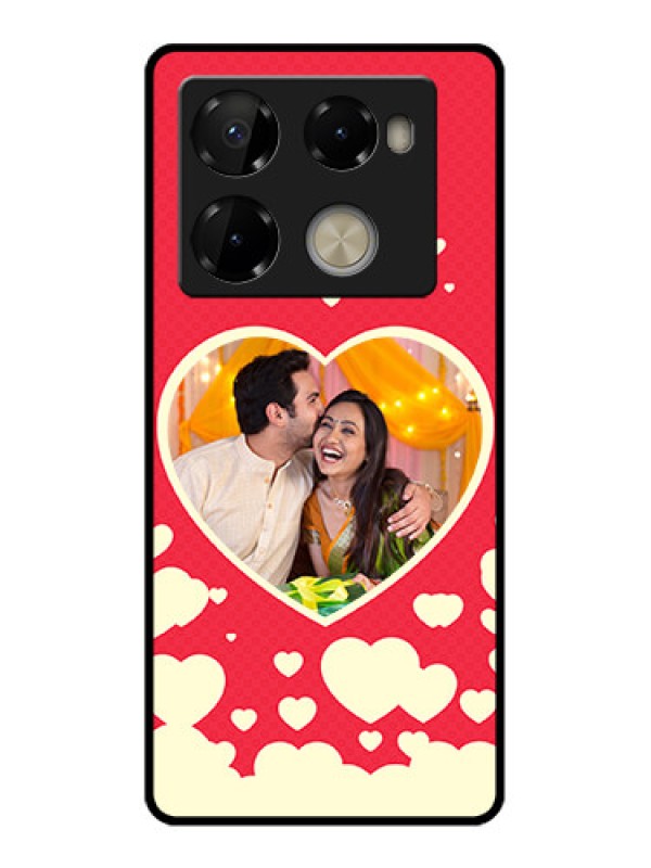 Custom Infinix Note 40 Pro Plus 5G Custom Metal Phone Case - Love Symbols Phone Cover Design