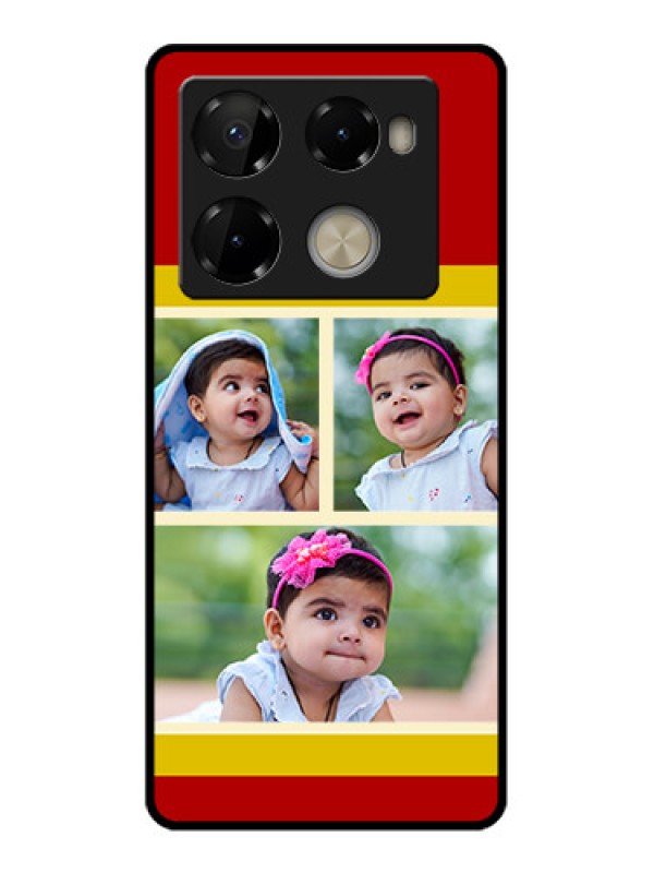 Custom Infinix Note 40 Pro Plus 5G Custom Metal Phone Case - Multiple Pic Upload Design