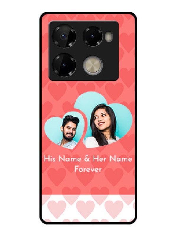 Custom Infinix Note 40 Pro Plus 5G Custom Metal Phone Case - Couple Pic Upload Design