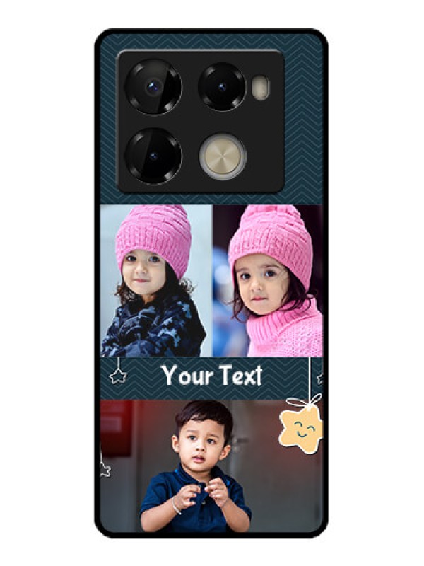 Custom Infinix Note 40 Pro Plus 5G Custom Metal Phone Case - Hanging Stars Design