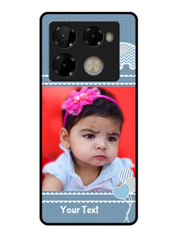 Custom Infinix Note 40 Pro Plus 5G Custom Metal Phone Case - With Kids Pattern Design