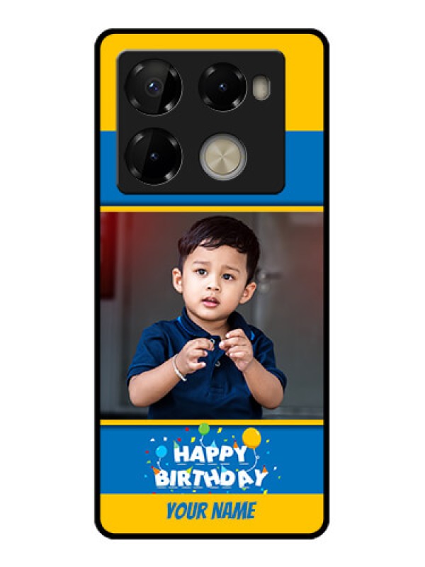 Custom Infinix Note 40 Pro Plus 5G Custom Metal Phone Case - Birthday Wishes Design