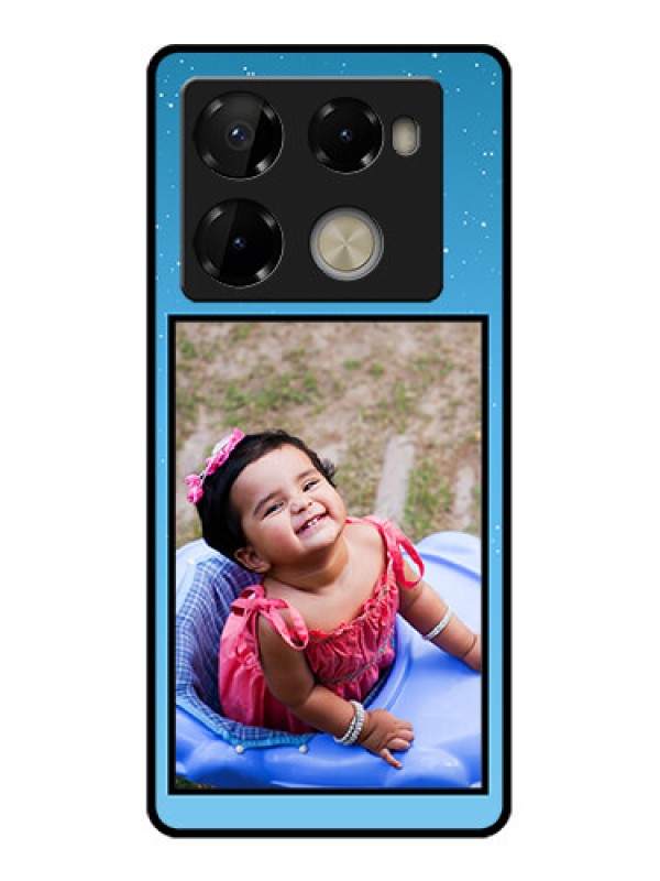 Custom Infinix Note 40 Pro Plus 5G Custom Metal Phone Case - Wave Pattern Colorful Design