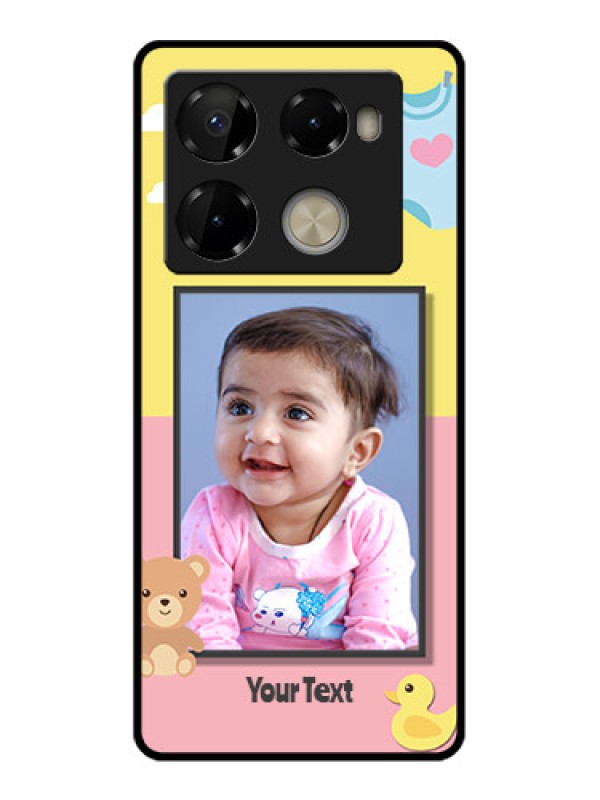 Custom Infinix Note 40 Pro Plus 5G Custom Metal Phone Case - Kids 2 Color Design