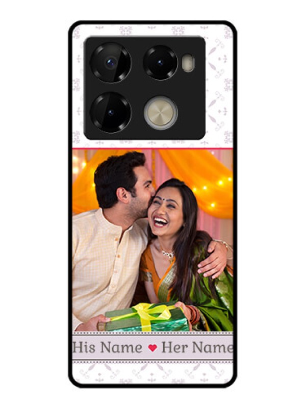 Custom Infinix Note 40 Pro Plus 5G Custom Metal Phone Case - With Photo And Ethnic Design