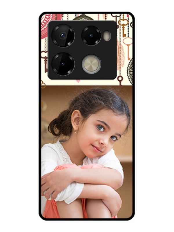 Custom Infinix Note 40 Pro Plus 5G Custom Metal Phone Case - Boho Style Design