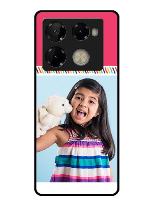 Custom Infinix Note 40 Pro Plus 5G Custom Metal Phone Case - Line Art Design