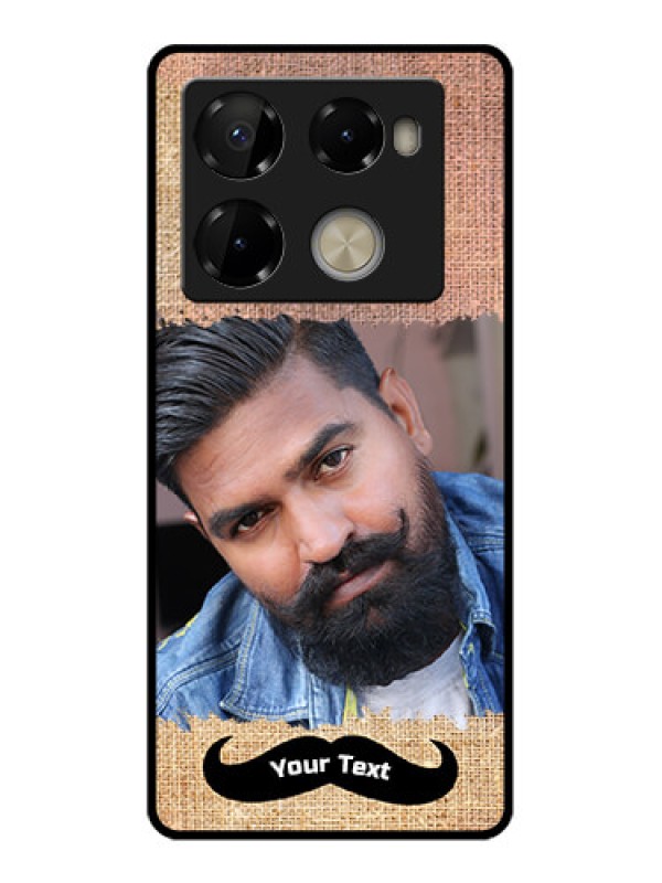 Custom Infinix Note 40 Pro Plus 5G Custom Metal Phone Case - With Texture Design