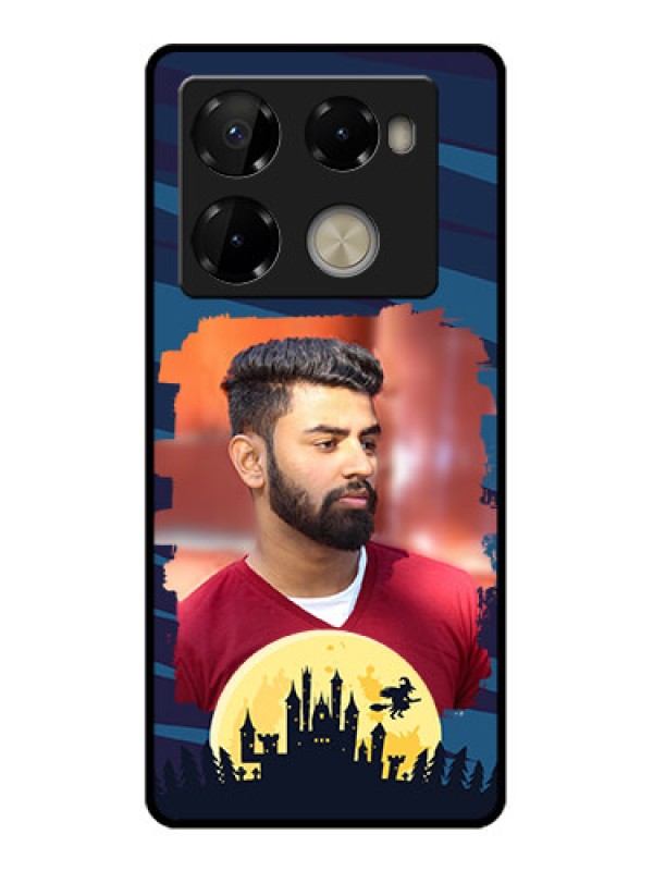 Custom Infinix Note 40 Pro Plus 5G Custom Metal Phone Case - Halloween Witch Design