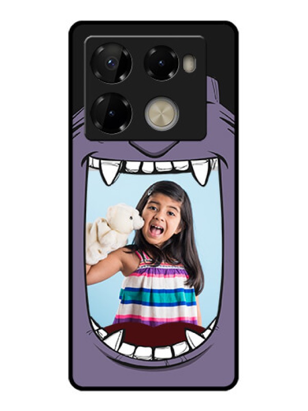 Custom Infinix Note 40 Pro Plus 5G Custom Metal Phone Case - Angry Monster Design
