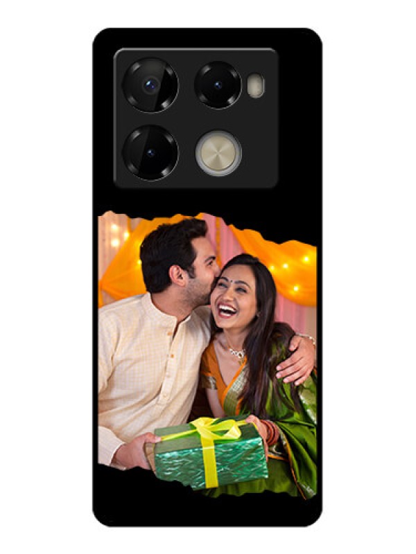 Custom Infinix Note 40 Pro Plus 5G Custom Metal Phone Case - Tear - Off Design