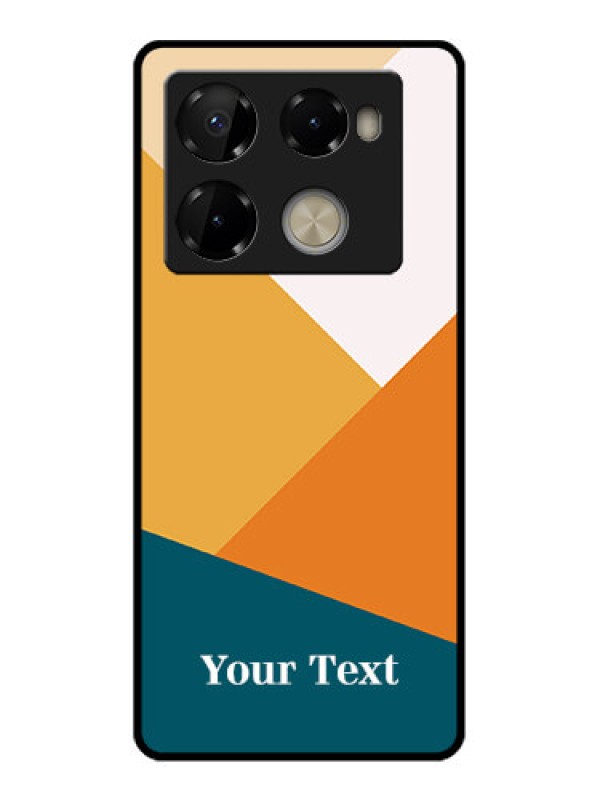 Custom Infinix Note 40 Pro Plus 5G Custom Metal Phone Case - Stacked Multi - Colour Design