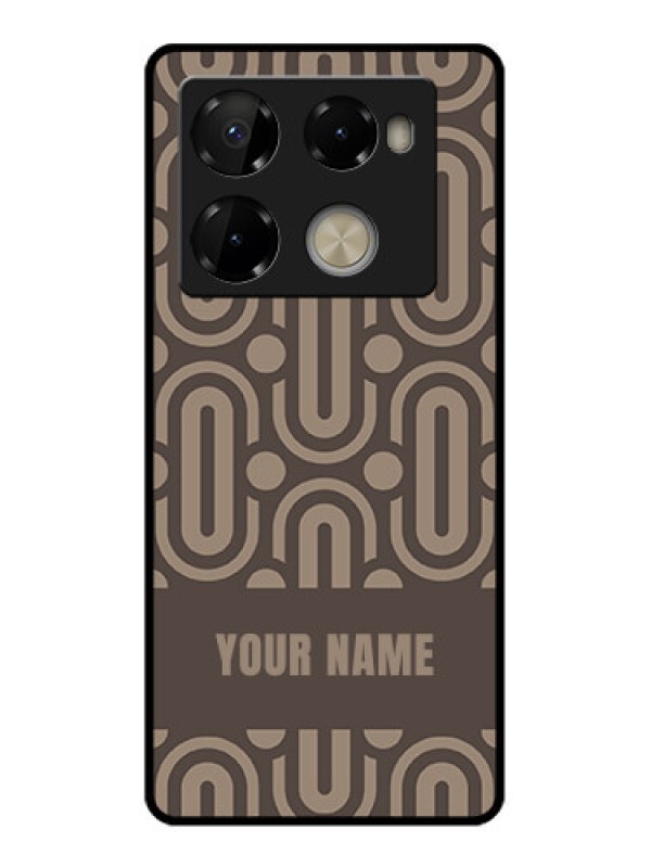Custom Infinix Note 40 Pro Plus 5G Custom Metal Phone Case - Captivating Zero Pattern Design