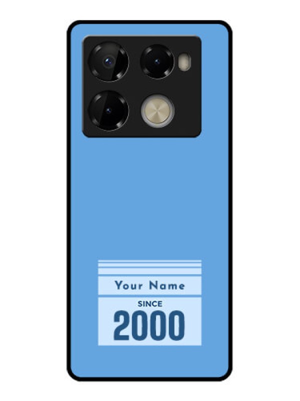 Custom Infinix Note 40 Pro Plus 5G Custom Metal Phone Case - Custom Year Of Birth Design