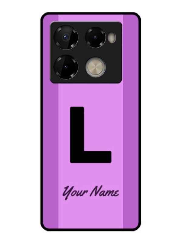 Custom Infinix Note 40 Pro Plus 5G Custom Metal Phone Case - Tricolor Custom Text Design