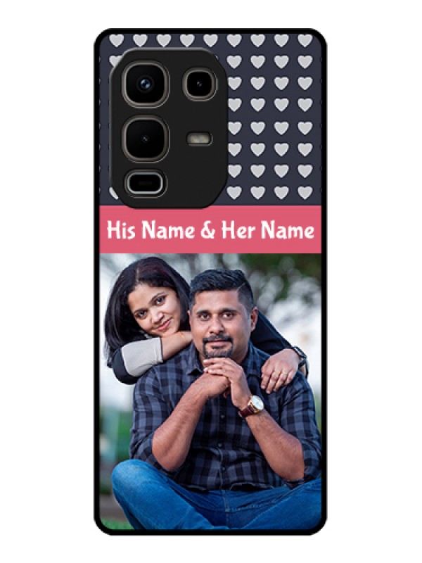 Custom Infinix Note 50s 5G Custom Metal Phone Case - Love Symbols Design