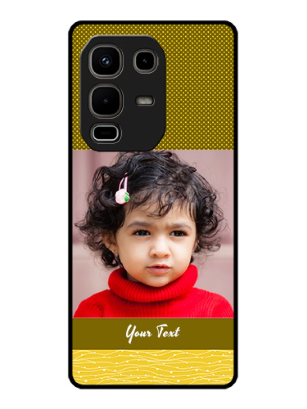 Custom Infinix Note 50s 5G Custom Metal Phone Case - Simple Green Color Design