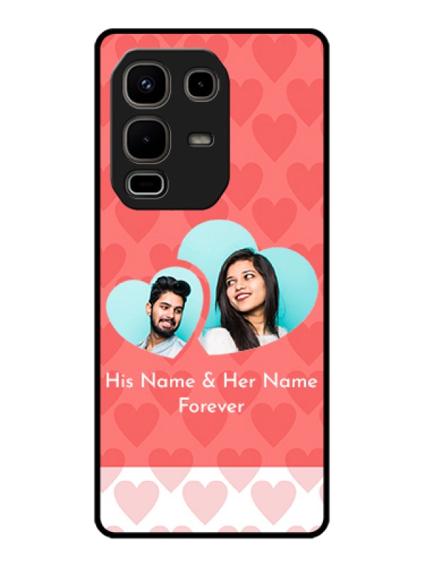 Custom Infinix Note 50s 5G Custom Metal Phone Case - Couple Pic Upload Design