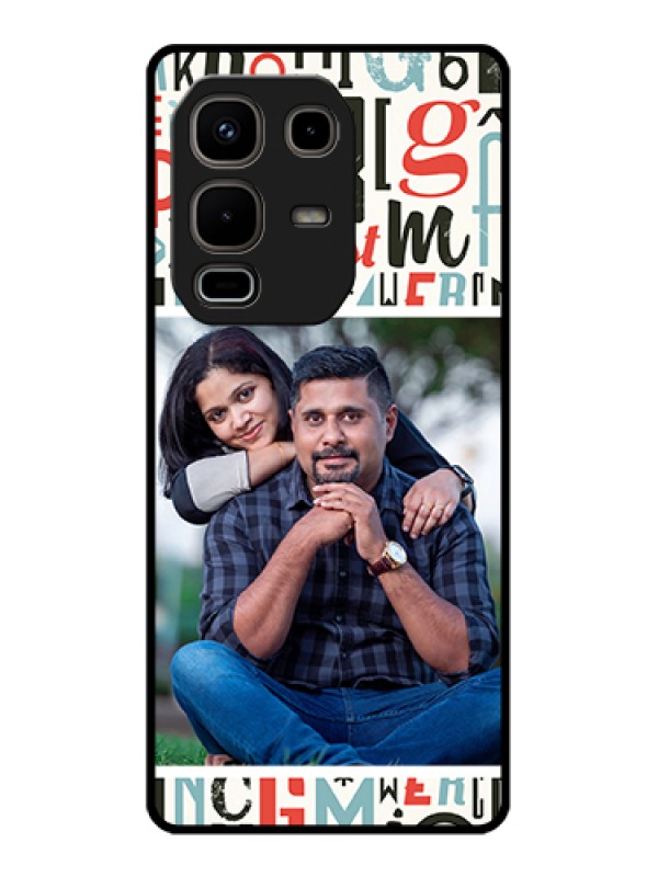 Custom Infinix Note 50s 5G Custom Metal Phone Case - Alphabet Design