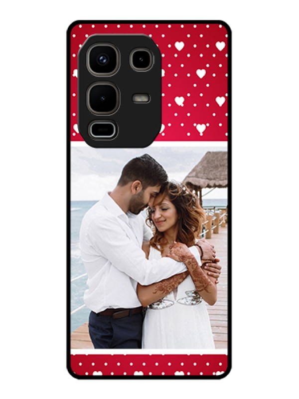 Custom Infinix Note 50s 5G Custom Metal Phone Case - Hearts Mobile Case Design