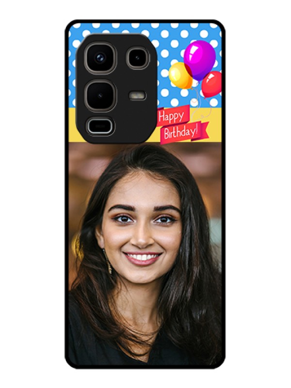 Custom Infinix Note 50s 5G Custom Metal Phone Case - Happy Birthday Design