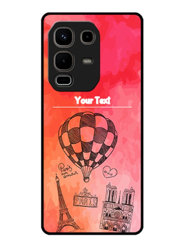 Custom Infinix Note 50s 5G Custom Metal Phone Case - Paris Theme Design