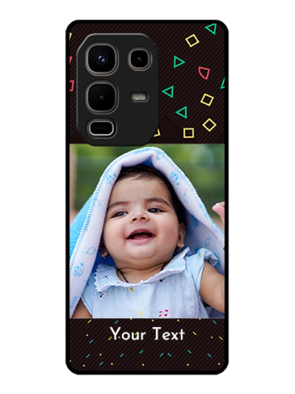 Custom Infinix Note 50s 5G Custom Metal Phone Case - With Confetti Birthday Design