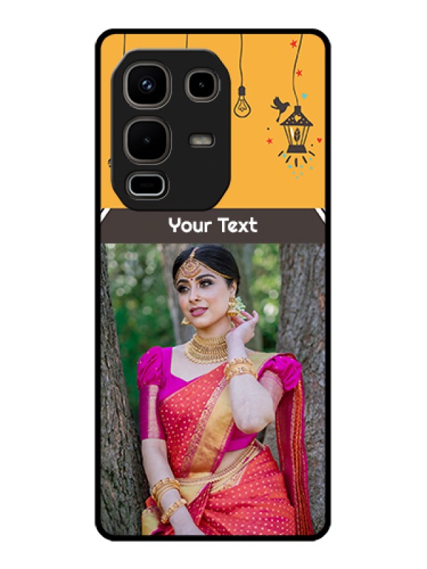 Custom Infinix Note 50s 5G Custom Metal Phone Case - With Family Picture And Icons