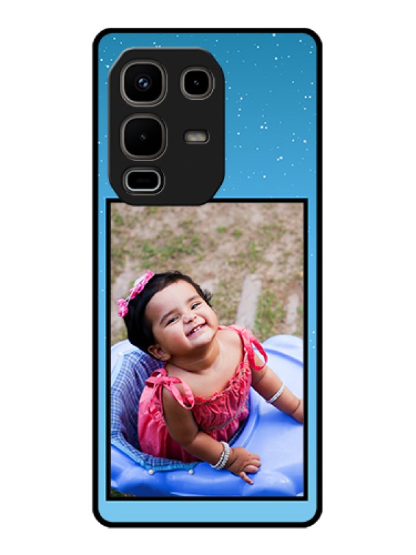 Custom Infinix Note 50s 5G Custom Metal Phone Case - Wave Pattern Colorful Design