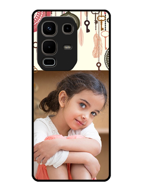 Custom Infinix Note 50s 5G Custom Metal Phone Case - Boho Style Design