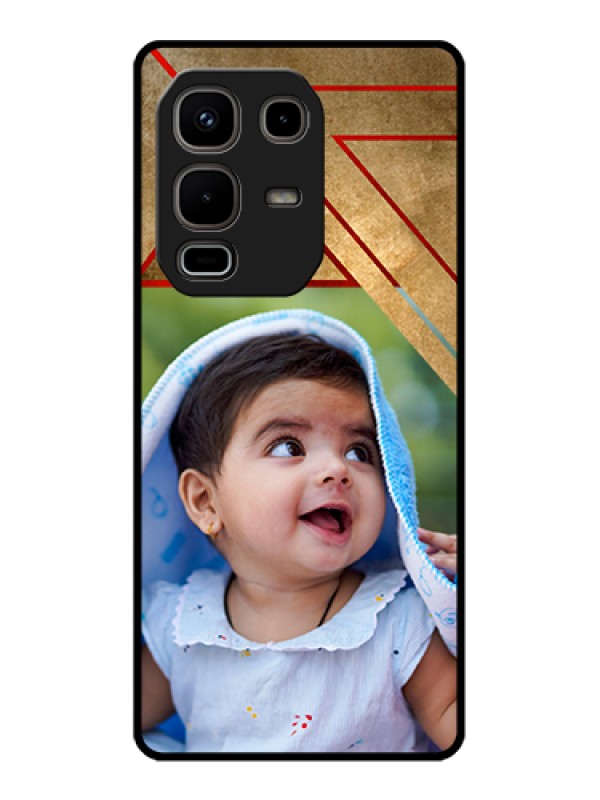 Custom Infinix Note 50s 5G Custom Metal Phone Case - Gradient Abstract Texture Design