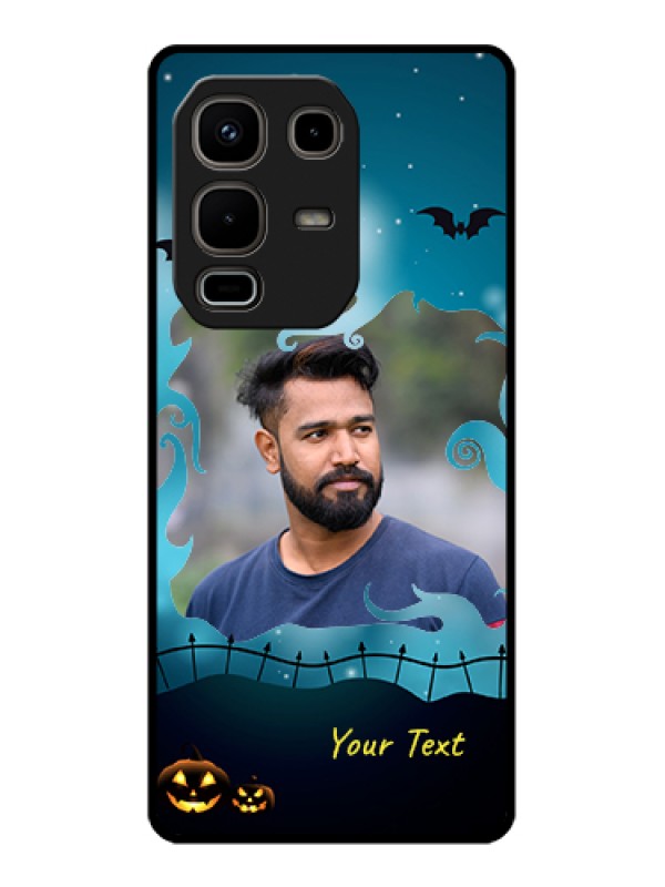 Custom Infinix Note 50s 5G Custom Metal Phone Case - Halloween Frame Design