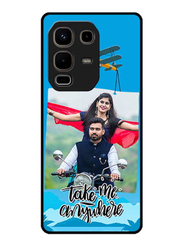 Custom Infinix Note 50s 5G Custom Metal Phone Case - Traveller Design