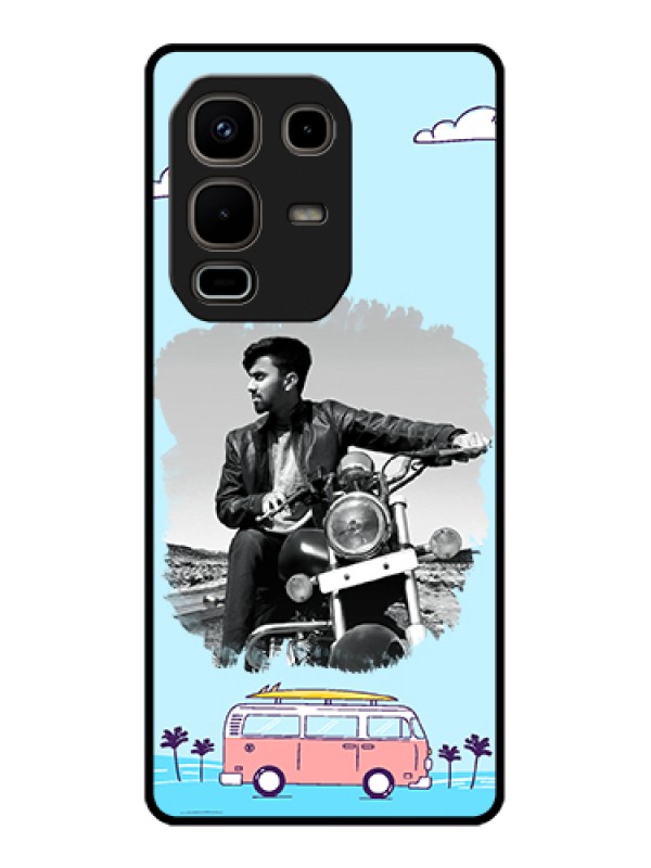 Custom Infinix Note 50s 5G Custom Metal Phone Case - Travel & Adventure Design