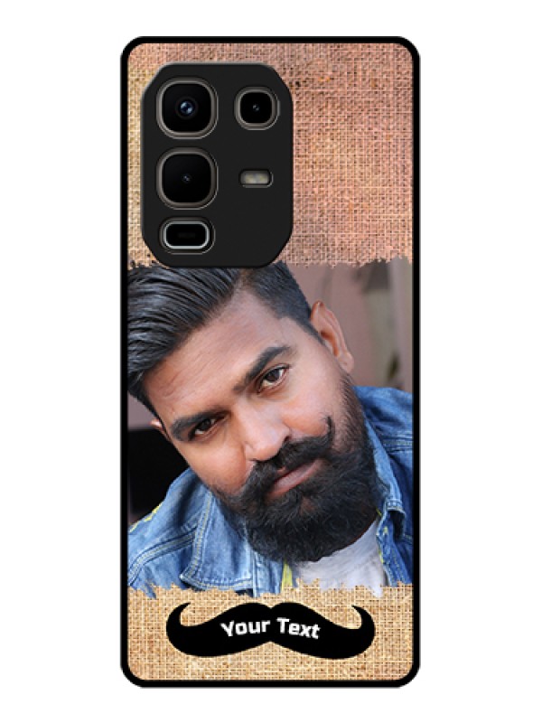 Custom Infinix Note 50s 5G Custom Metal Phone Case - With Texture Design