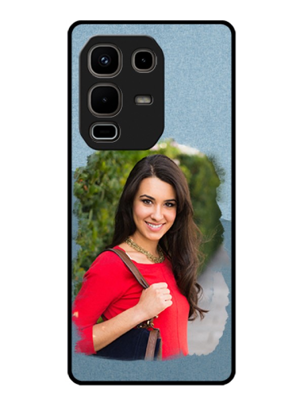 Custom Infinix Note 50s 5G Custom Metal Phone Case - Grunge Line Art Design