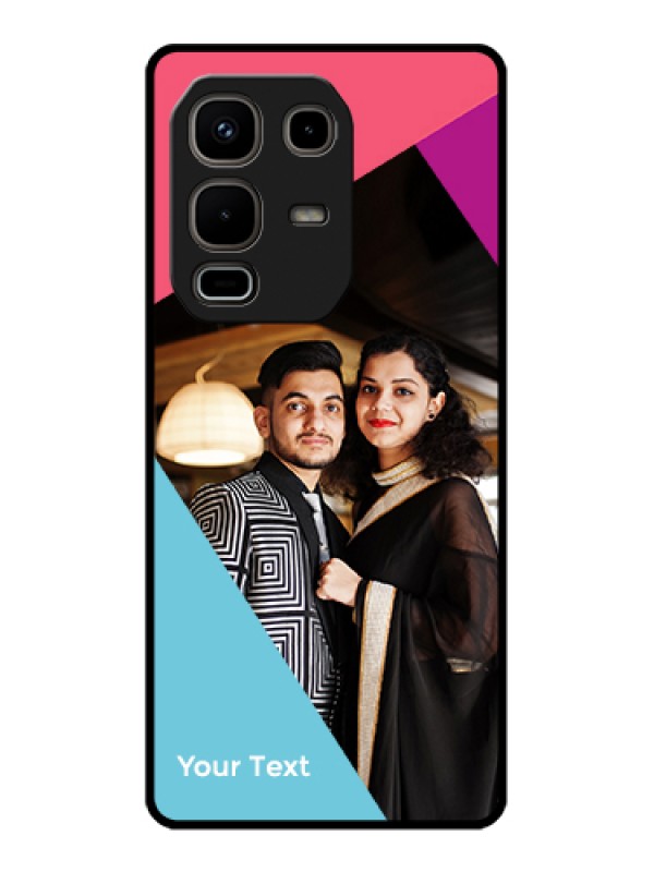 Custom Infinix Note 50s 5G Custom Metal Phone Case - Stacked Triple Colour Design