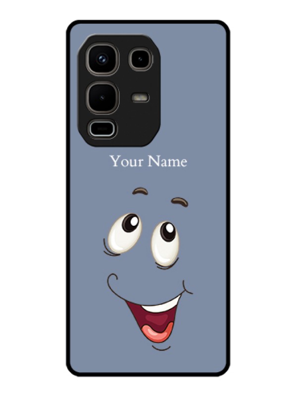 Custom Infinix Note 50s 5G Custom Metal Phone Case - Laughing Cartoon Face Design