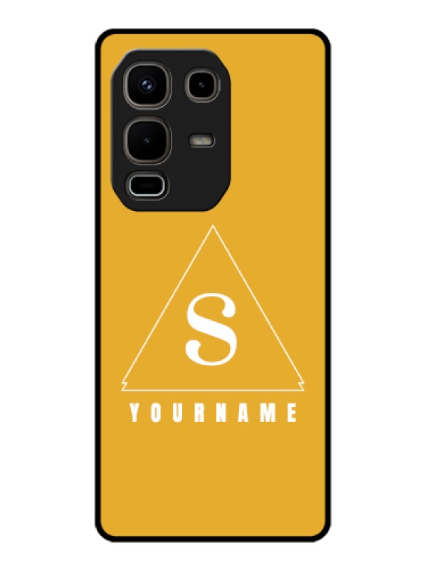 Custom Infinix Note 50s 5G Custom Metal Phone Case - Simple Triangle Design