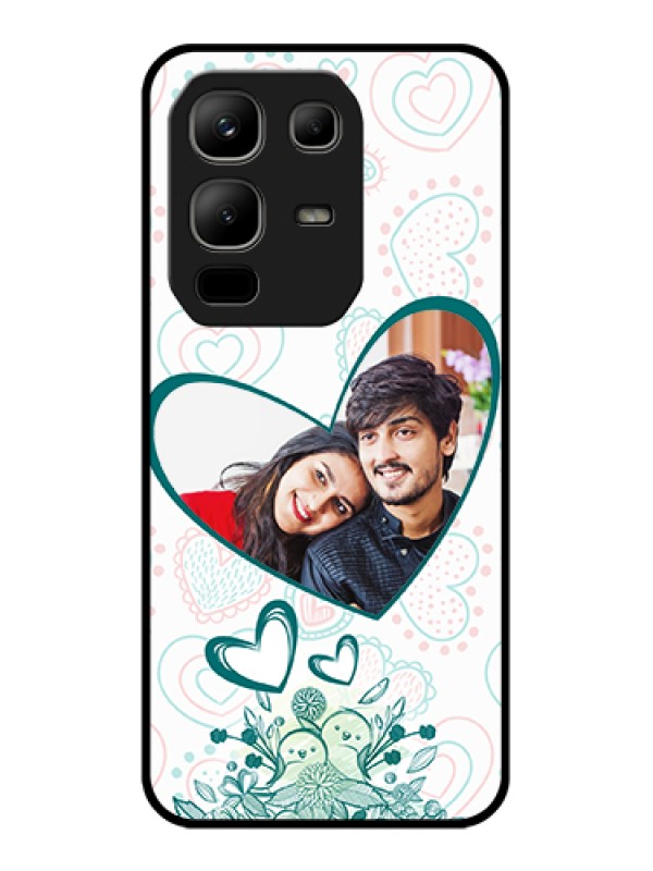 Custom Infinix Note 50x 5G Custom Metal Phone Case - Premium Couple Design